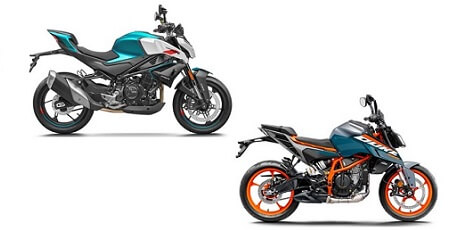 CFMOTO 450NK versus KTM 390 DUKE