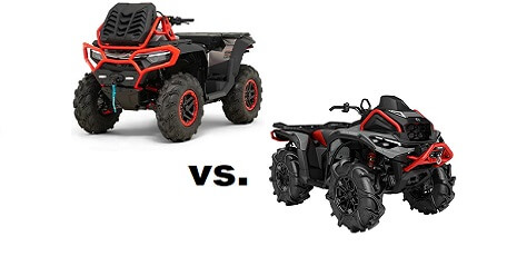 ATV CFMOTO CFORCE 1000 MUD vs. Can-Am OUTLANDER X MR 1000R