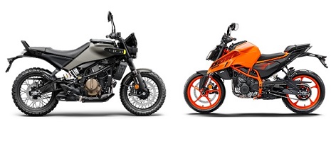 2025 KTM 390 Duke vs 2025 Husqvarna Svartpilen 401